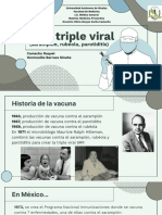 SRP Triple Viral - (Sarampión, Rubéola, Parotiditis)