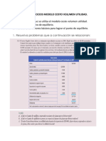 Cuadernillo de Ejercicios Modelo Costo Volumen Utilidad - 6D - 2023