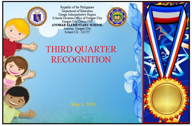 Second Quarter Recognition Day Background