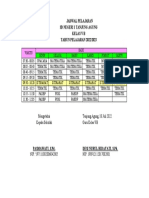 Jadwal Pelajaran