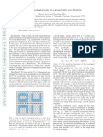 Detecting Topological Order in A Ground State Wave Function