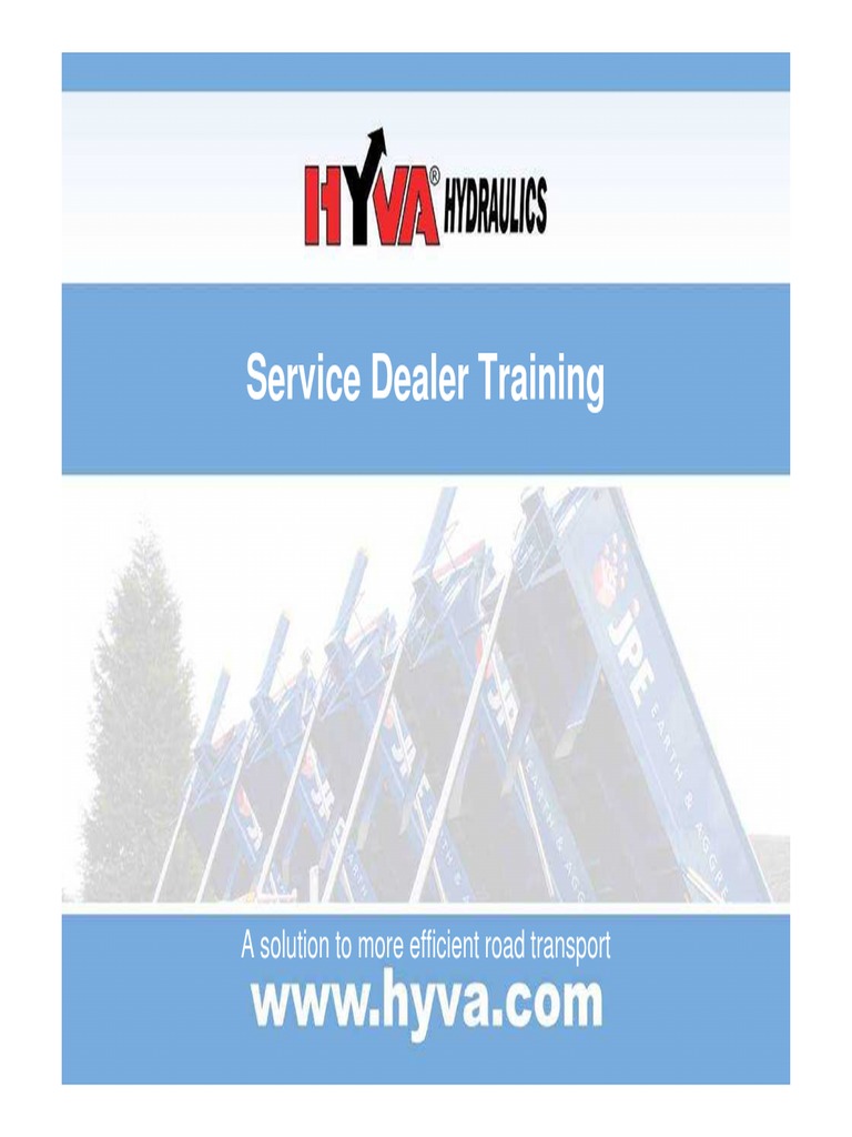 Hyva Hydraulic System Service Training | PDF | Pump | Gear