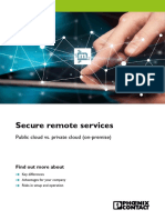 Public Cloud vs. Private Cloud Guide for Secure Remote Services