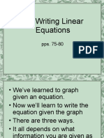 ALGII - 2.4 Writing Equations of Graphs