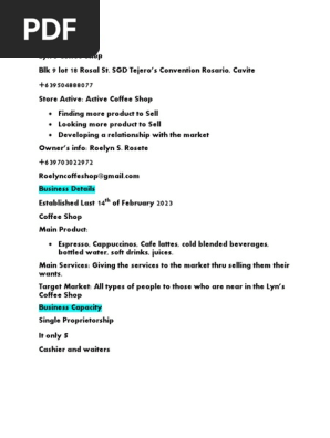 Business Profile