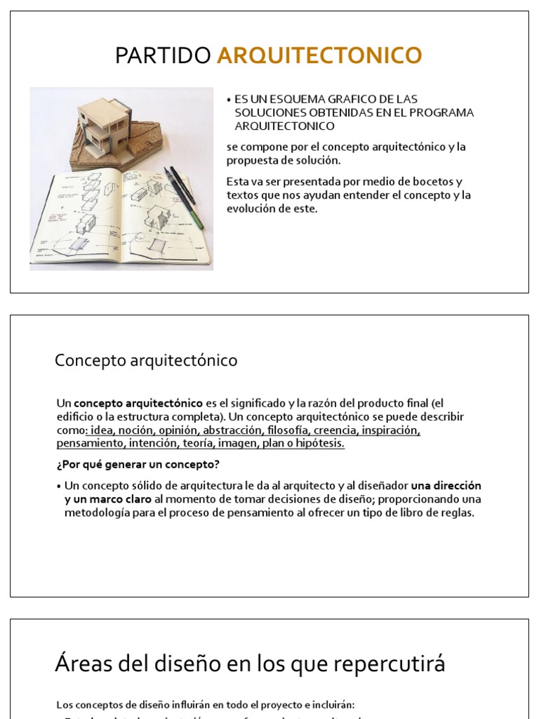 Concepto y Partido Arquitectónico | PDF | Analogía | Diseño