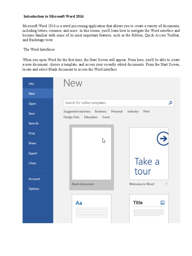 Lesson 7.1 Microsoft Word | PDF