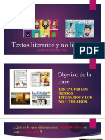 Textos Literarios y No Literarios