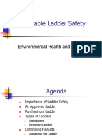 Portable Ladder Safety: Environmental Health and Safety