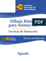 Dibujo Básico para Animación con Técnica de Aguada