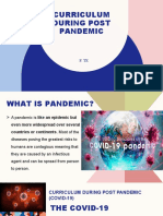 Curriculum During Pandemic and Post Pandemic