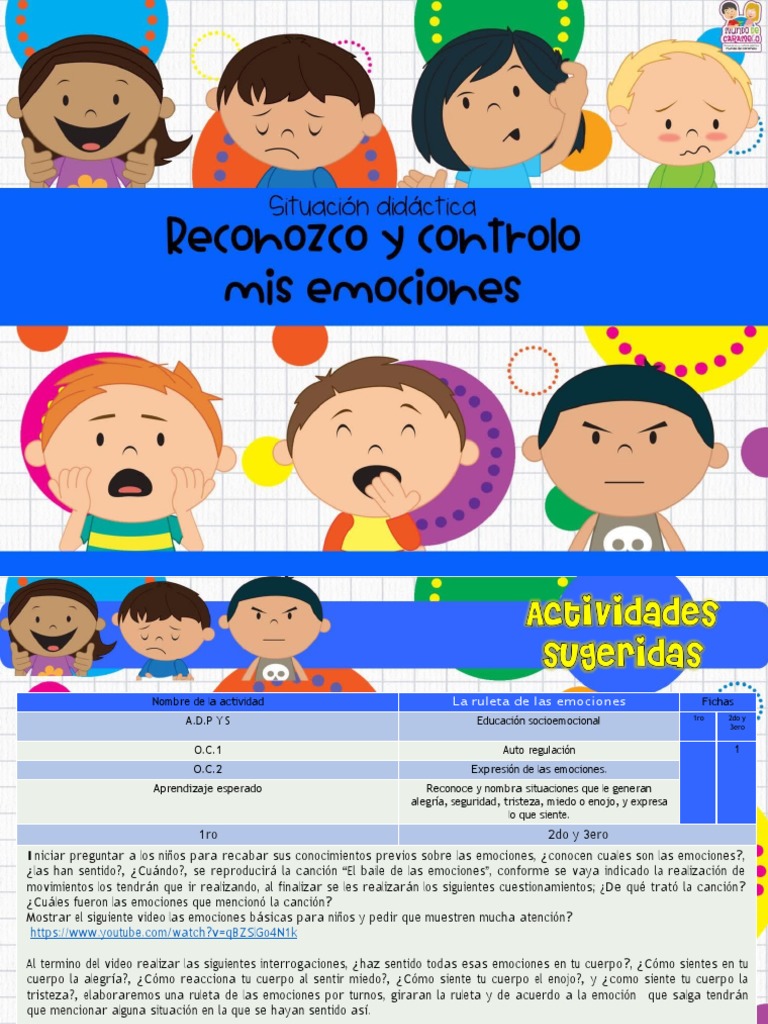 Plan de Las Emociones 2023 | PDF