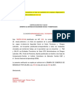 ANEXO 4. Paz y Salvo Aportes Al Sistema de Seguridad Social y Parafiscales