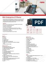 Fanvil X6U-V2 Datasheet