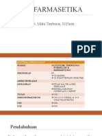 Materi 1. Pendahuluan - Pengantar Biofarmasetika