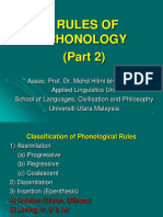 Rules of Phonology 2