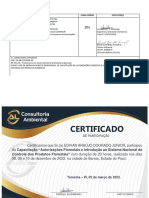 Certificado Edivan
