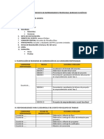 Formato para Proyecto de Emprendimiento Profesional