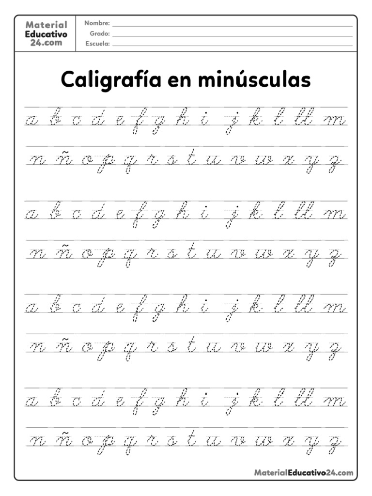 caligrafia-en-minusculas-pdf