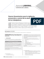 Pags 54-58 Nuevos Lineamientos para La Vigilancia, Prevención y Control de La Salud de Los Trabajadores