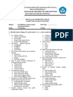 Soal Pai Kelas Vi Semester Ii SDN 245 Aek Botung