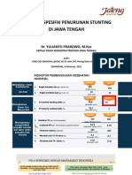 Materi Pak Yulianto Prabowo Program Spesifik Penurunan Stunting Di Jawa Tengah