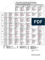 Jadwal PTM Ramadhan