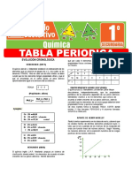 Tabla Periodica para Primer Grado de Secundaria