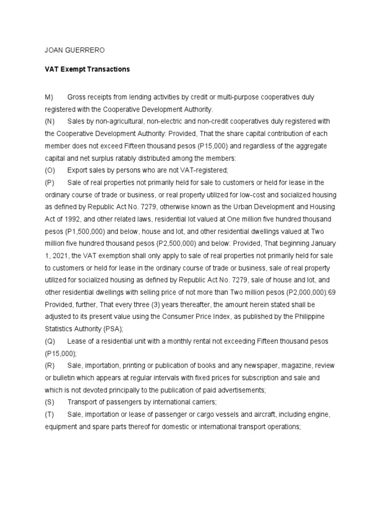 Joan REPORTING TAX 1 PDF Value Added Tax Taxes