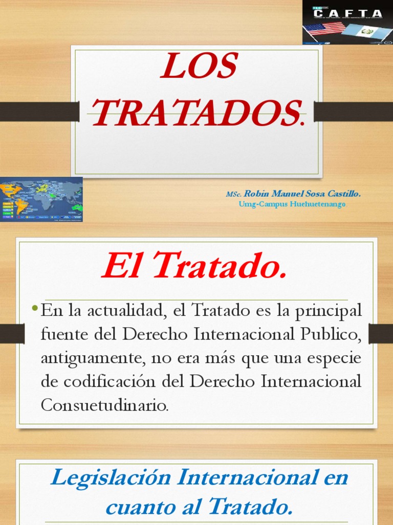 Clasificación de Tratados Internacionales | PDF | Tratado | Convenio ...