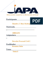 Ihandra Báez-Tarea 3-Derechos Procesal Civil IV