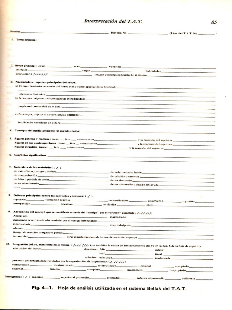 Protocolo TAT | PDF
