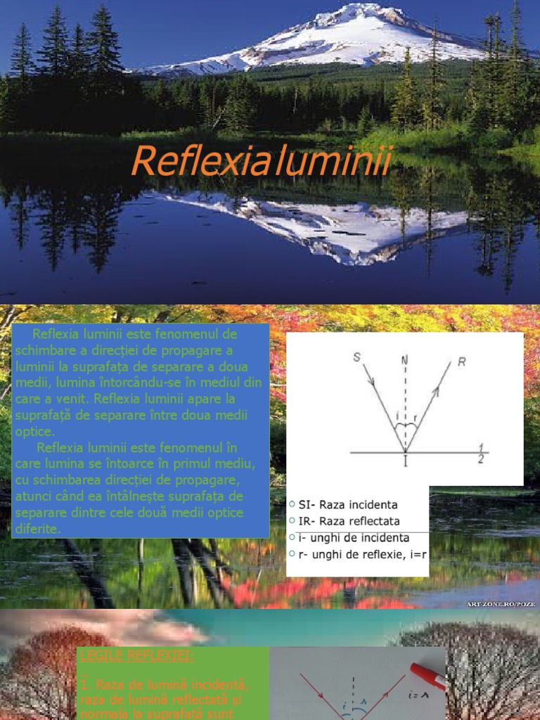 Reflexia Luminii | PDF
