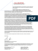 Supplier Ethics Letter Spanish