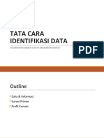 Paparan Tata Cara Identifikasi Data Kumuh