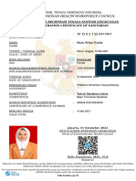 The Indonesian Health Workforce Council: Surat Tanda Registrasi Tenaga Sanitasi Lingkungan
