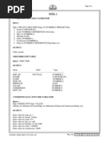 Dbms Lab Exercises Final