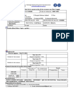 Lecturas de Data Logger MAYO 22