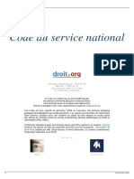 Code Du Service National