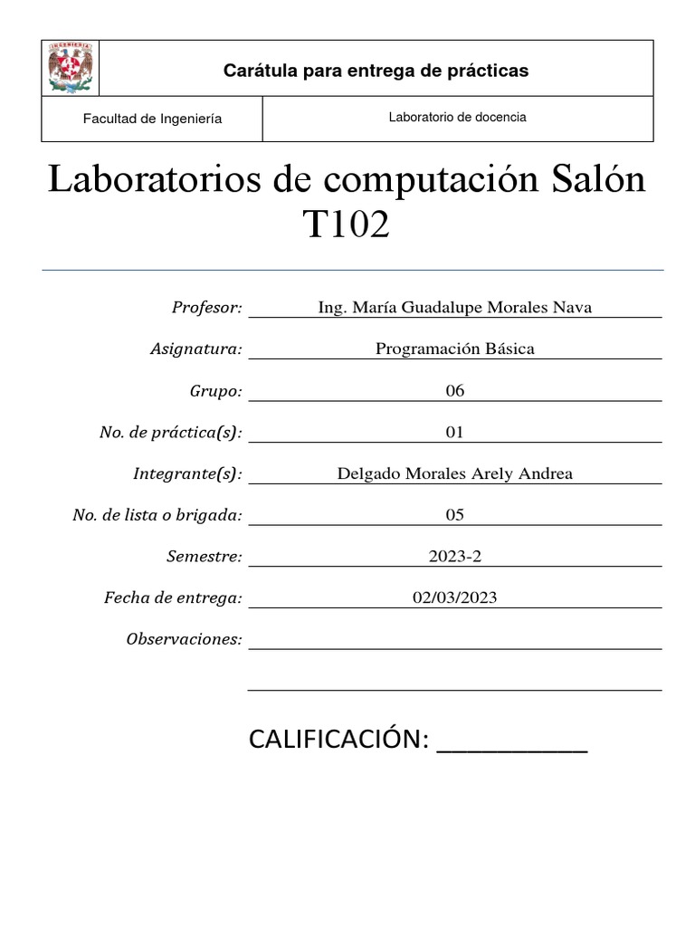 Practica01 PB 06 05 | PDF