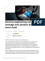 Reverse Engineering Can Leverage Your Product Sourcing Heres How!