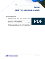 Bab G Komposisi Tim Dan Penugasan: Studi AKNOP WS Brantas