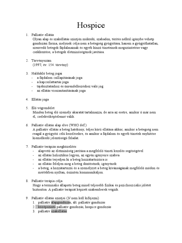 Hospice | PDF