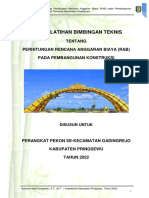 Modul Latihan Perhitungan RAB 2022 (RFF) - Gadingrejo