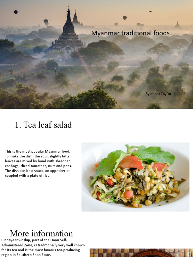 Myanmar Traditional Food Review | PDF | Cuisine | Home