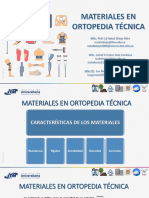 Clase #2 Materiales en Ortoprotésica