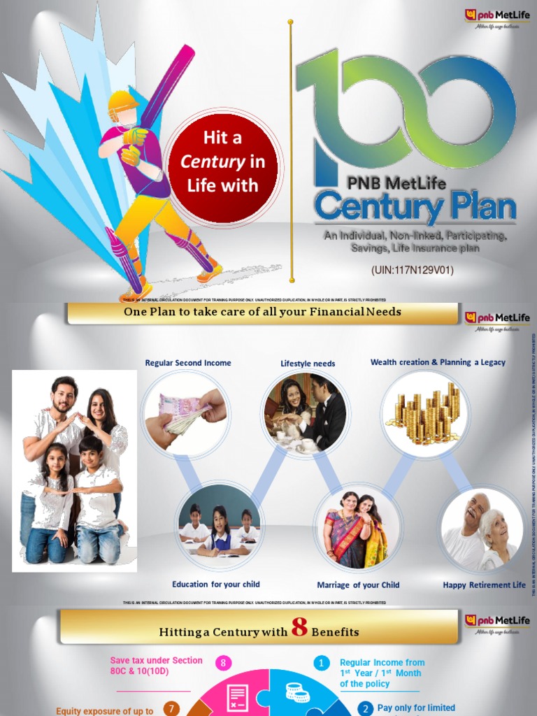 PNB MetLife Century Plan - Customer Facing - May2021 | PDF