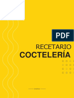 Recetario de Cocteles Actualizado