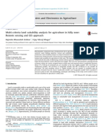 Multi Criteria Land Suitability Analysis For Agriculture in Hilly Zone