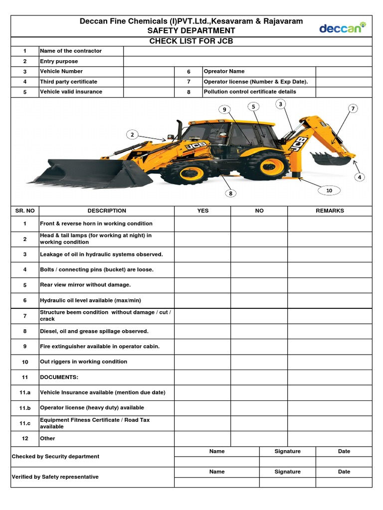 checklist-for-jcb-pdf